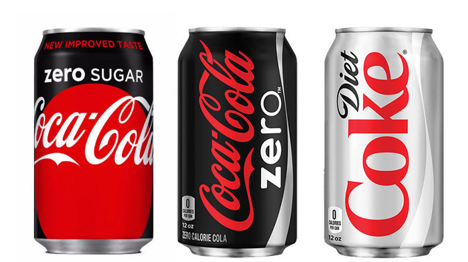 Diet Coke and Coke Zero comparison