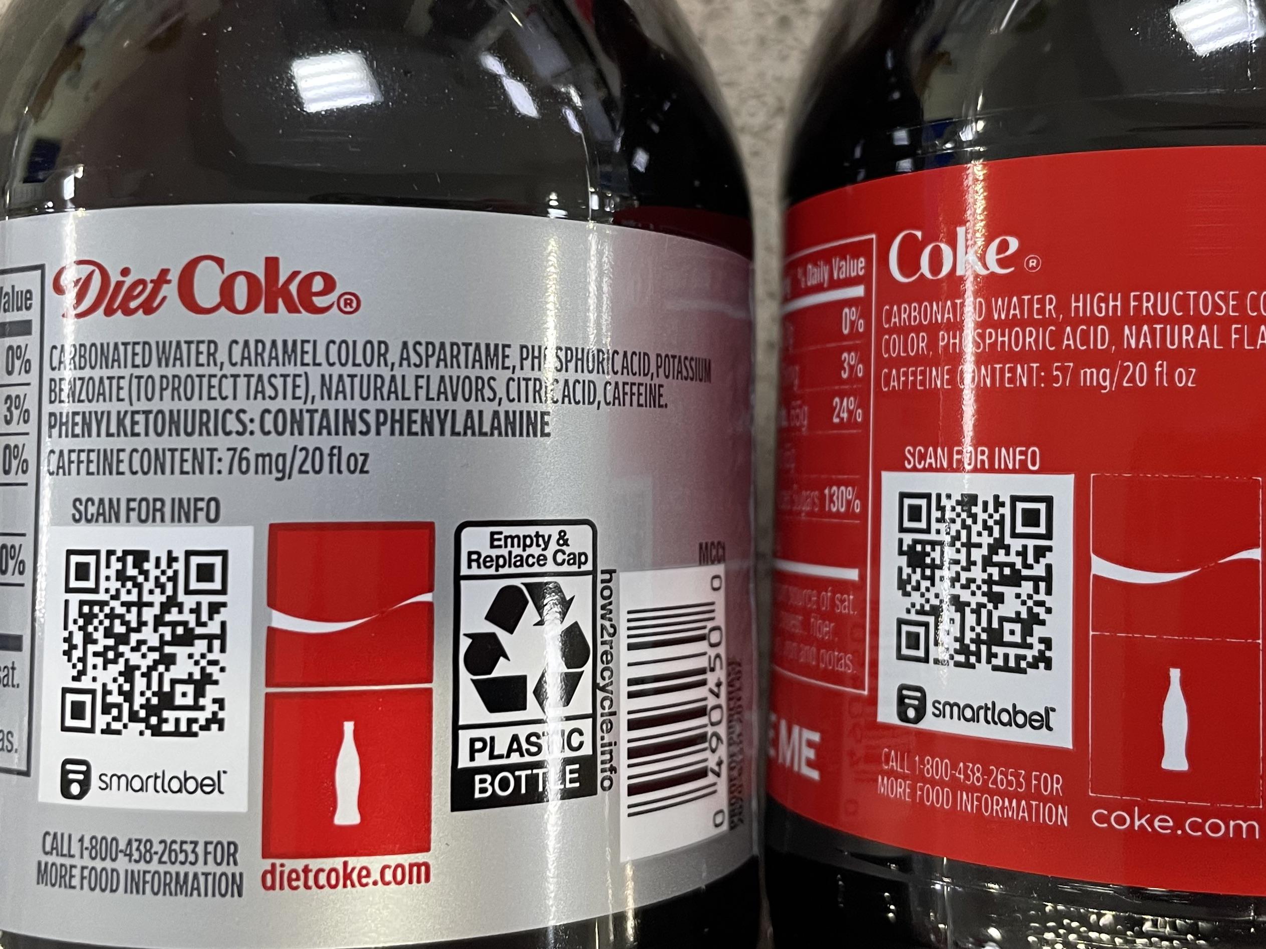 Coke Zero vs Diet Coke