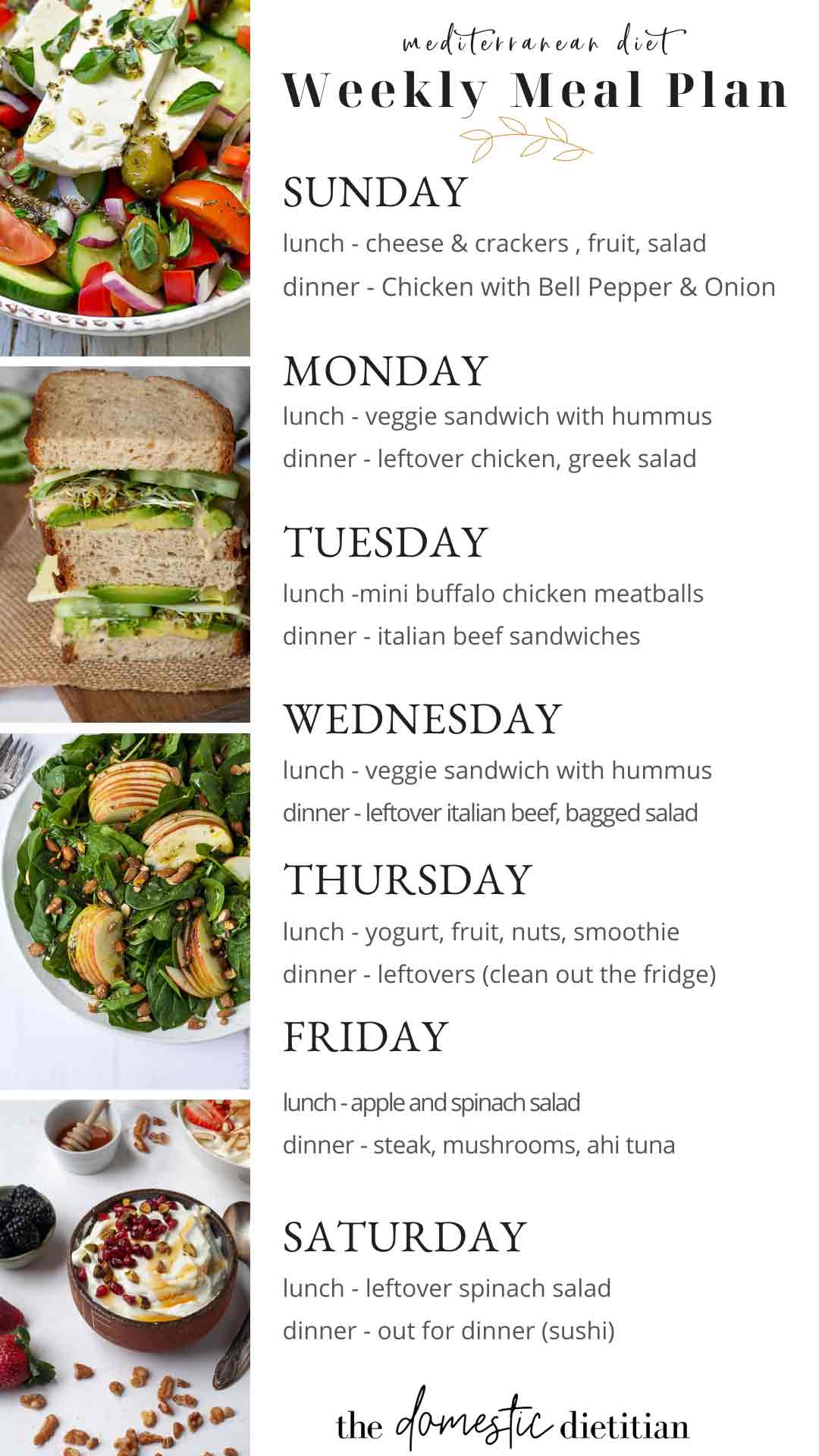 30 Day Mediterranean Diet Meal Plan