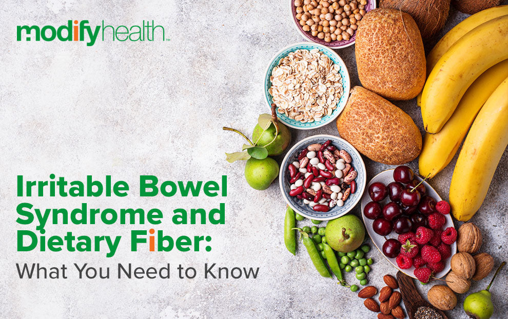 Healthy meal rich in fiber for IBS management