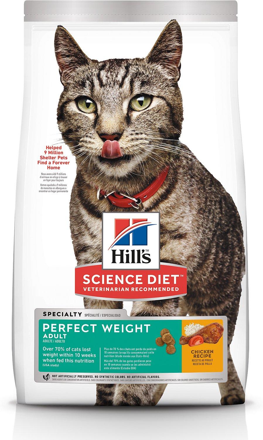 Different Variants of Hill Science Diet Cat Food